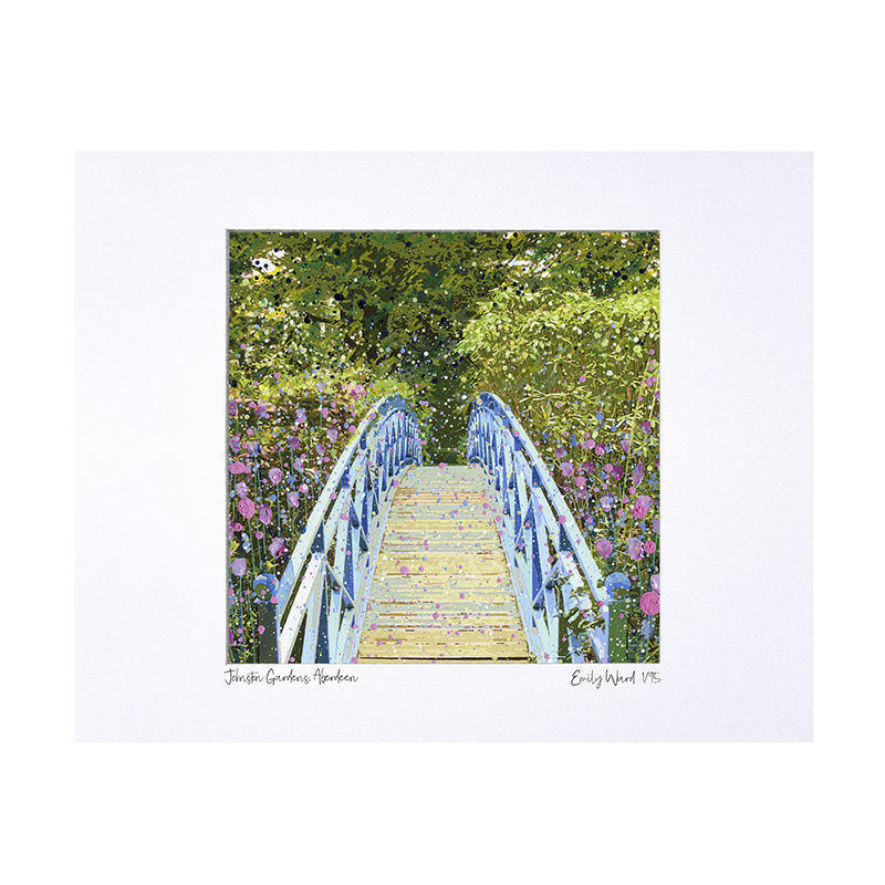 Johnston Gardens Limited Edition Print with Mount